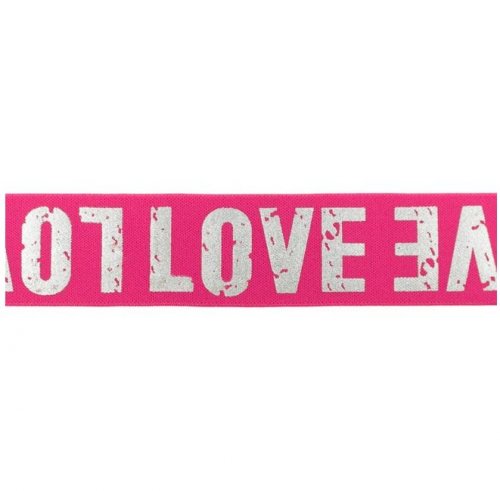 Gummiband - LOVE - pink